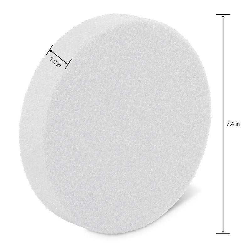 FloraCraft CraftFoM Disc 1.2 Inch x 7.4 Inch White - Image 2